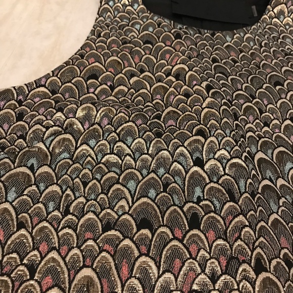 🍾Blaque Label Peacock Paisley Crop Top - Picture 5 of 8